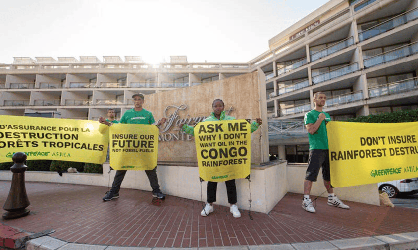 Activists hold demonstration at Rendez-Vous de Septembre 2023