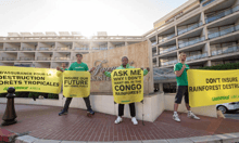 Climate advocates hold demonstration at Rendez-Vous de Septembre 2023